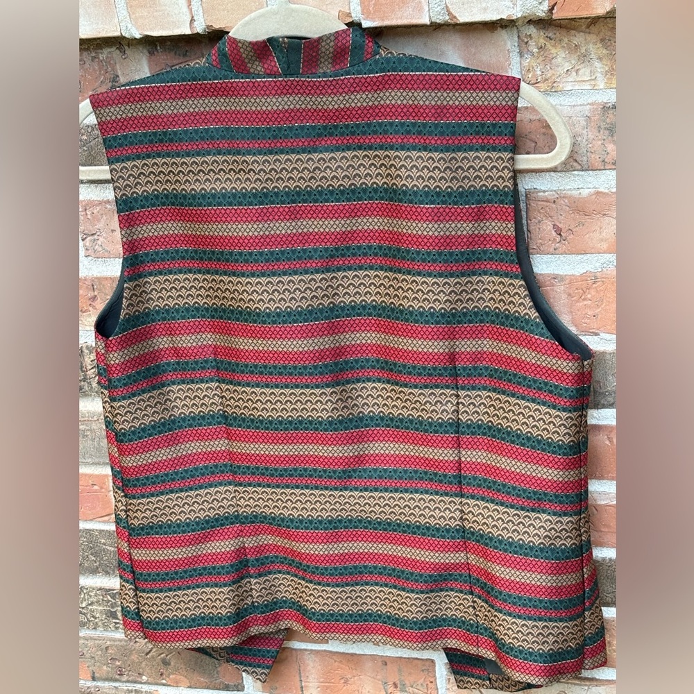 Pendleton Holiday Vest. Fully Lined, Button Front… - image 6